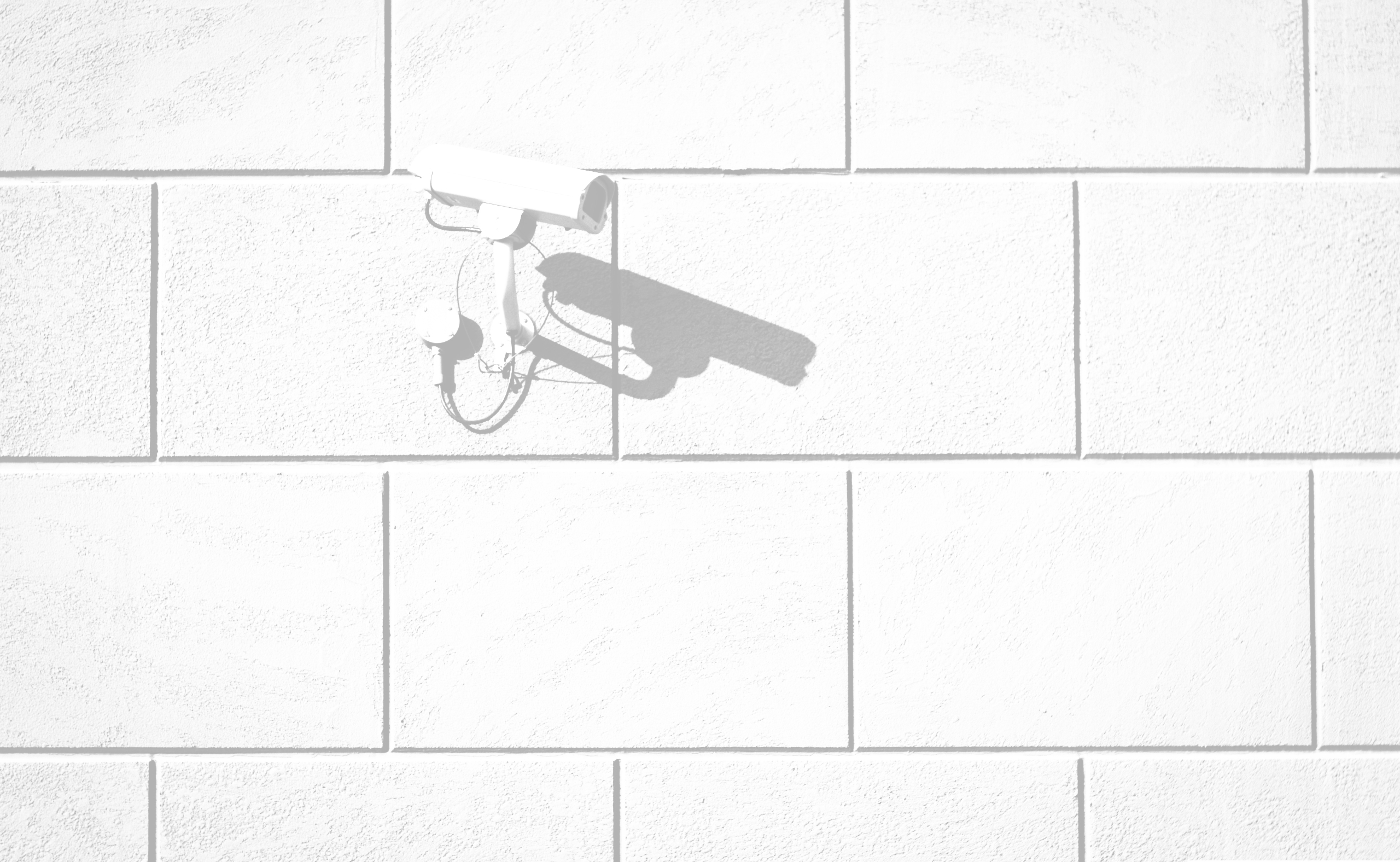 Security Camera Installed on a Wall