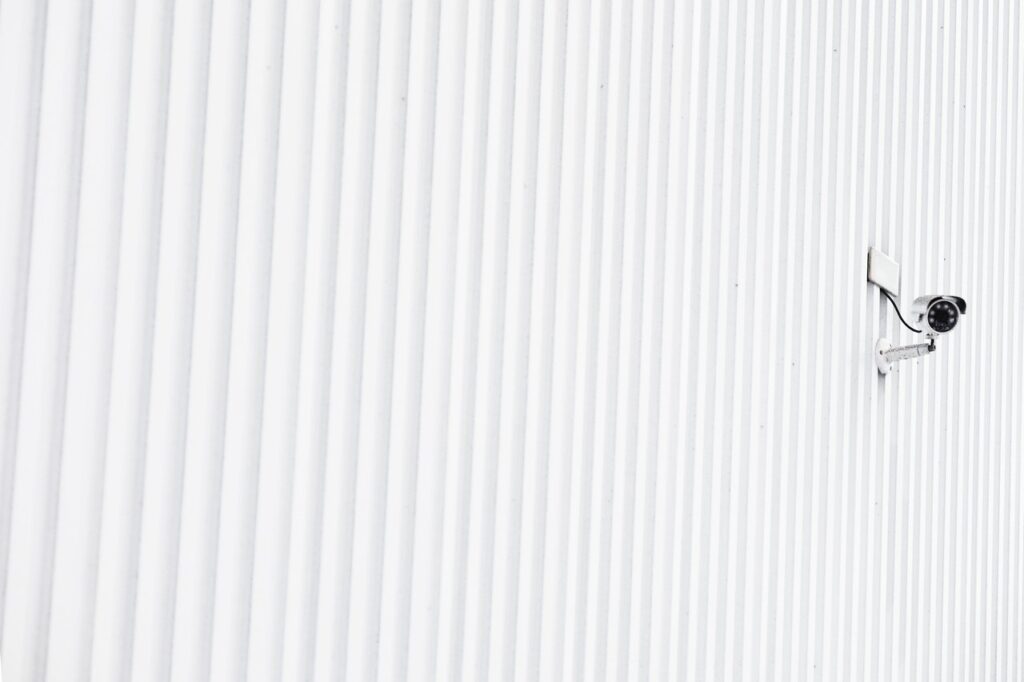 Professional Security camera on wall
