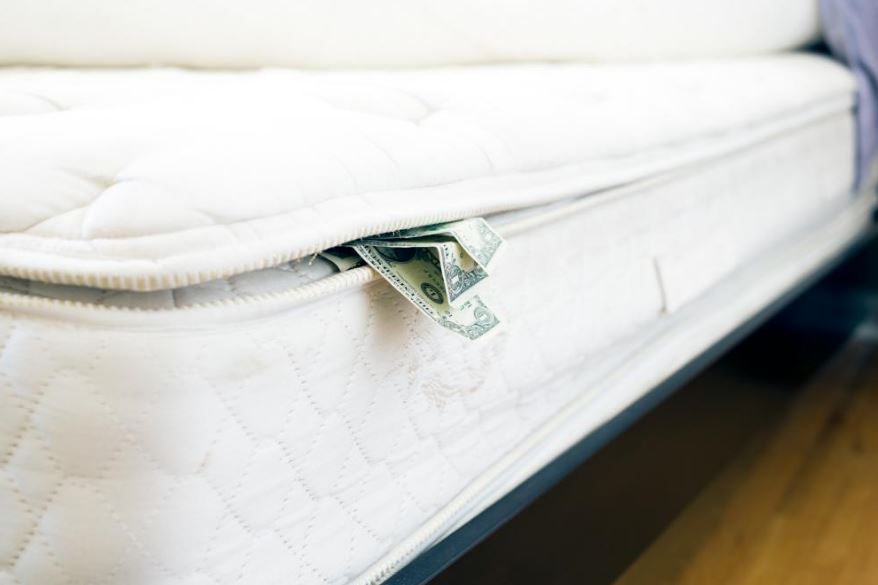 Money in mattress