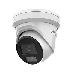 Turret camera Color 24/7 8 MP Fixed Lens Turret IP Camera With Active Deterrence