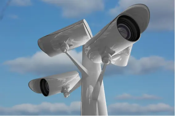 Set of four advanced security camera