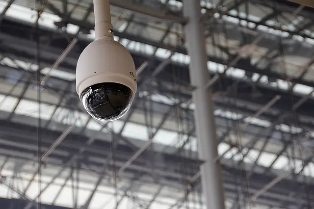 High quality PTZ camera at a warehouse