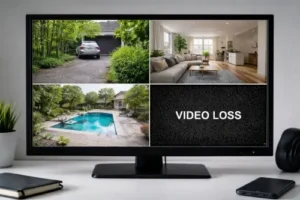 Monitor with video loss channel