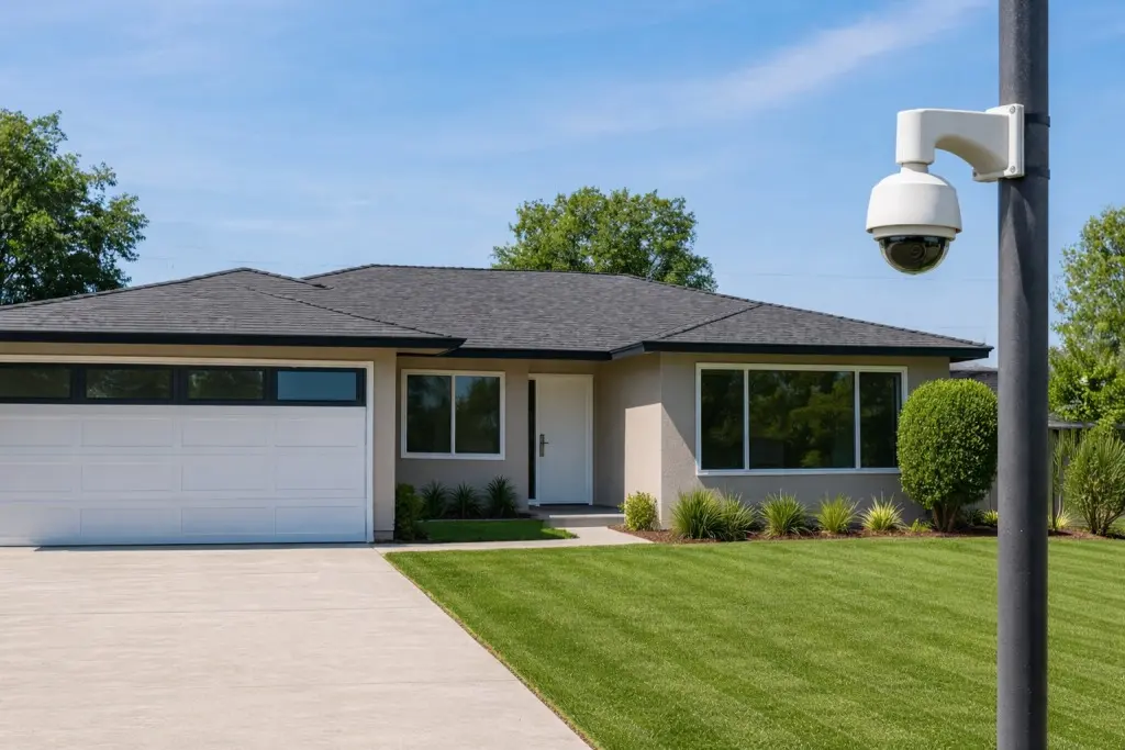 Community surveillance camera in Paramount