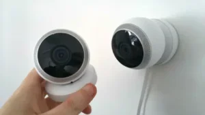 Security camera with wire connector 2 megapixels