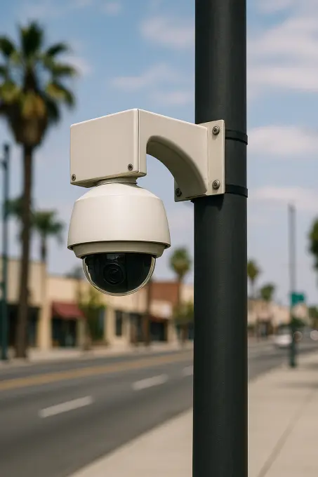 Surveillance camera on Montebello blvd