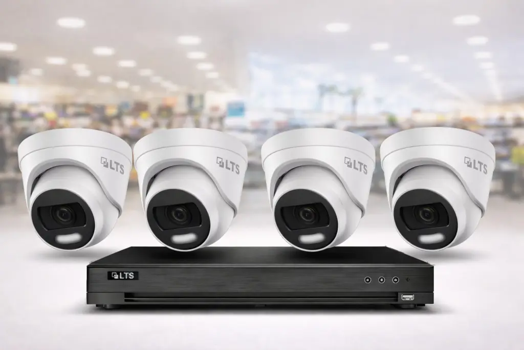 4 camera 4K resolution with dvr