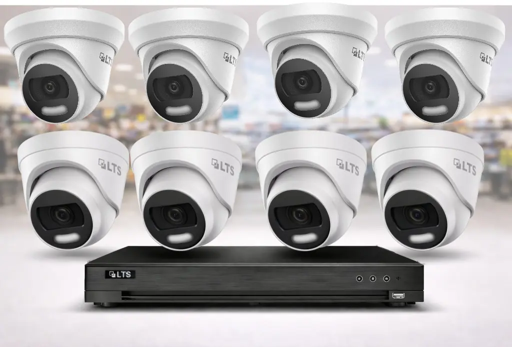 Eight 4K cameras package with DVR