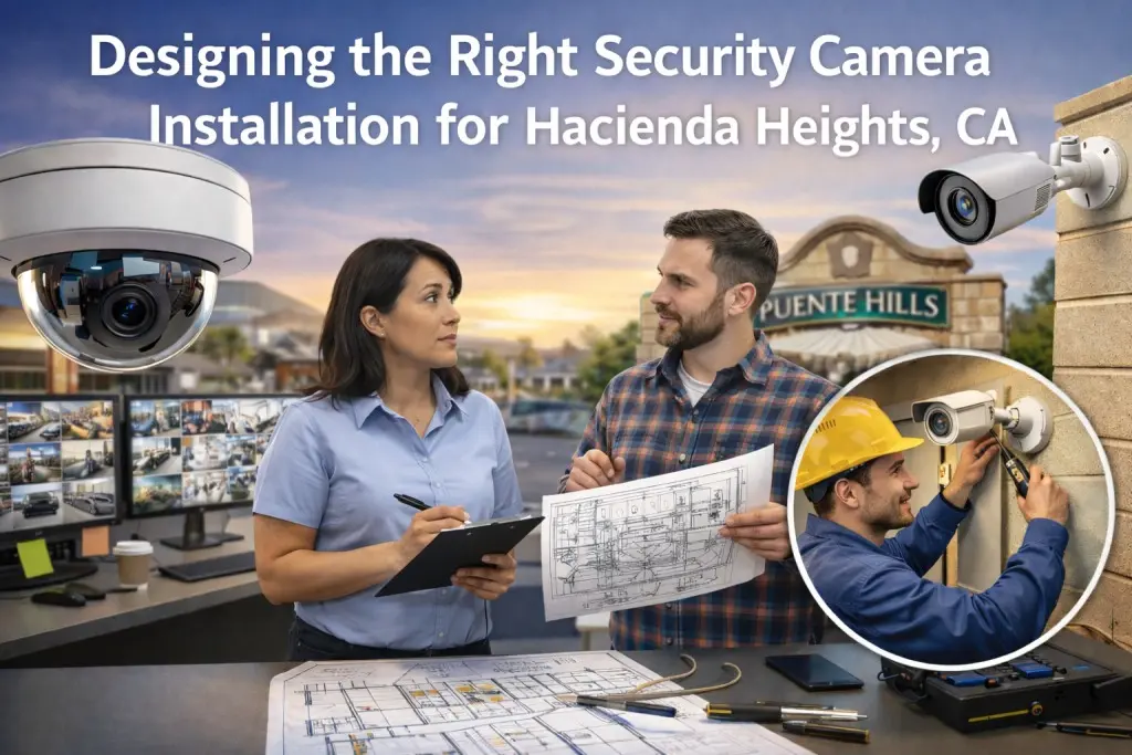 Designing the right security camera installation for Hacienda Heights CA