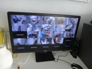 DVR Monitor with video loss cameras