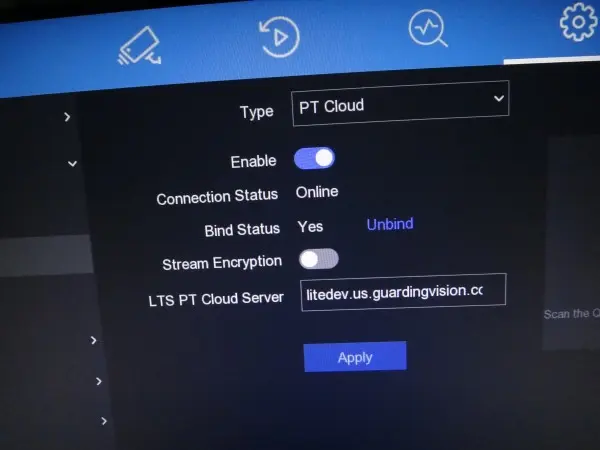PT Cloud on the menu