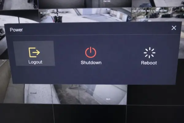 reboot option on power menu