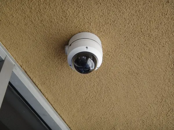 outdoor security camera installed on ceiling in Norwalk CA