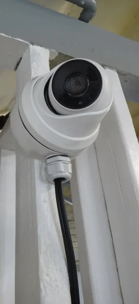 Installed security camera system for a commercial property in La Habra
