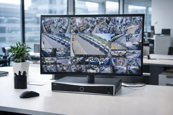 Security camera system monitoring in Brea CA with NVR and live surveillance feeds