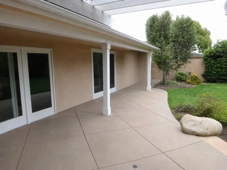 Back yard and side of the house on Carson CA