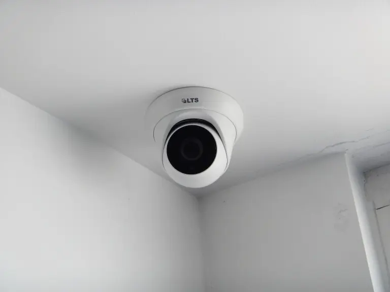 Indoor 4K IP security camera installed inside a residential property