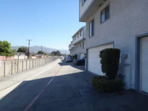 Gated townhome community where a residential security camera system was installed in Azusa, CA
