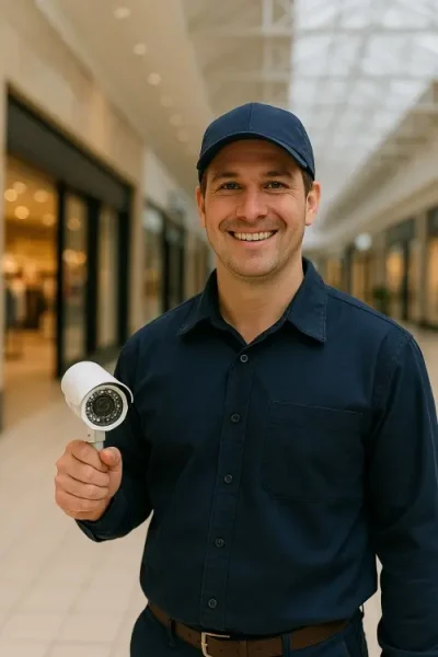 Retail camera installation on Cerritos